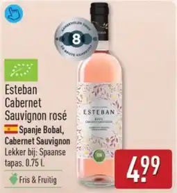 ALDI Esteban Cabernet Sauvignon Rosé aanbieding