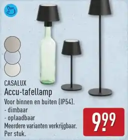 ALDI Casalux Accu Tafellamp aanbieding