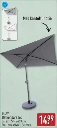 ALDI Belavi Balkonparasol aanbieding