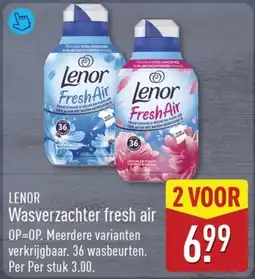 ALDI Lenor Wasverzachter Fresh Air aanbieding