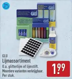 ALDI Glu Lijmassortiment aanbieding