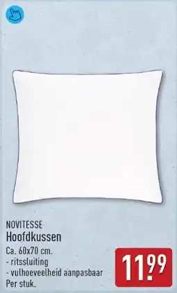 ALDI Novitesse Hoofdkussen aanbieding