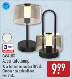 ALDI Casalux Accu-Tafellamp aanbieding
