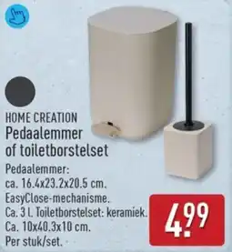ALDI Home Creation Pedaalemmer of Toiletborstelset aanbieding