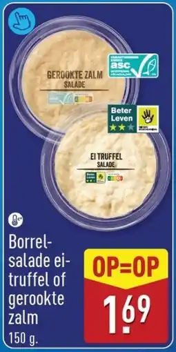 ALDI Borrelsalade ei truffel of gerookte zalm aanbieding