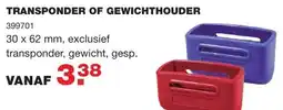 De Boer Drachten Transponder of gewichthouder aanbieding