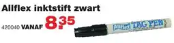 De Boer Drachten Allflex inktstift zwart aanbieding