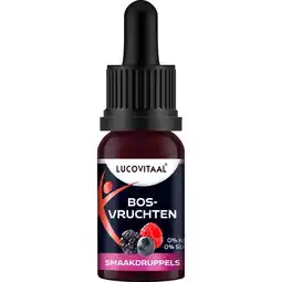 Etos Lucovitaal Smaakdruppels Bosvruchten Suikervrij 20 ml aanbieding