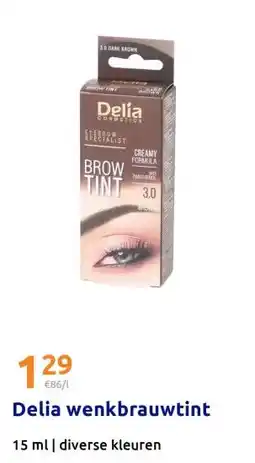 Action Delia wenkbrauwtint aanbieding