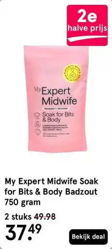 Etos My Expert Midwife Soak for Bits & Body Badzout 750 gram aanbieding