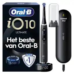 Etos Oral-B iO 10 Zwart Elektrische Tandenborstel aanbieding