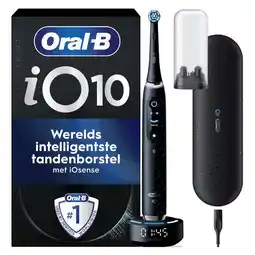 Etos Oral-B iO 10 Zwart Elektrische Tandenborstel aanbieding