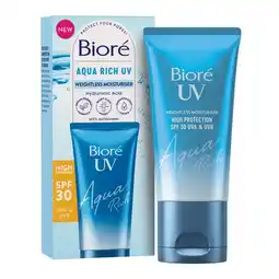 Etos Bioré UV Aqua Rich Weightless Moisturiser SPF30 50 ML aanbieding