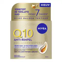 Etos NIVEA Q10 Anti-Rimpel Collageen Expert Dag- en Nachtbalsem Repair Balm 50 ML aanbieding