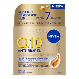 Etos NIVEA Q10 Anti-Rimpel Collageen Expert Dag- en Nachtbalsem Repair Balm 50 ML aanbieding