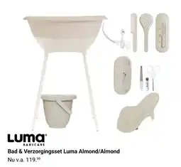 Van Asten BabySuperstore Bad & Verzorgingsset Luma Almond/Almond aanbieding