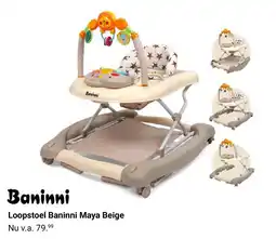 Van Asten BabySuperstore Loopstoel Baninni Maya Beige aanbieding
