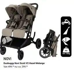 Van Asten BabySuperstore Duobuggy Novi Scott V2 Hazel Melange aanbieding
