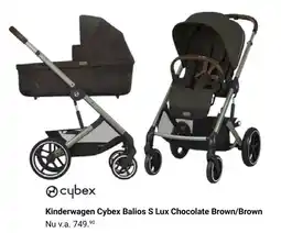 Van Asten BabySuperstore Kinderwagen Cybex Balios S Lux Chocolate Brown/Brown aanbieding