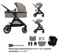 Van Asten BabySuperstore Kinderwagen Kinderkraft Esme V2 3-in-1 incl. Autostoel aanbieding