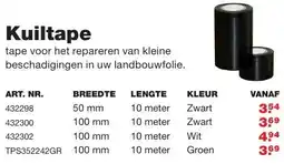 De Boer Drachten Kuiltape aanbieding
