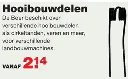De Boer Drachten Hooibouwdelen aanbieding