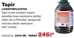 De Boer Drachten Tapir licentieplichtig aanbieding
