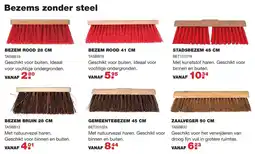 De Boer Drachten Bezems zonder steel aanbieding