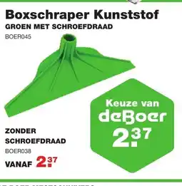 De Boer Drachten Boxschraper kunststof aanbieding