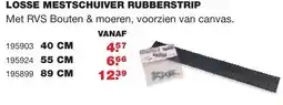 De Boer Drachten Losse mestschuiver rubberstrip aanbieding