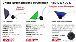 De Boer Drachten Chuko ergonomische kruiwagen aanbieding