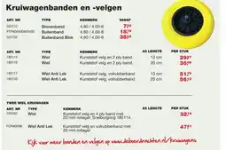 De Boer Drachten Kruiwagenbanden en velgen aanbieding