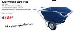 De Boer Drachten Kruiwagen 250 liter aanbieding