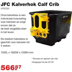 De Boer Drachten Jfc kalverhok calf crib aanbieding