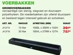 De Boer Drachten Voerbakken grondvoerbakken aanbieding