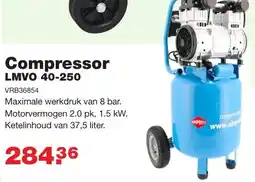 De Boer Drachten Compressor lmvo 40-250 aanbieding