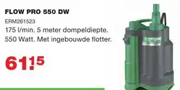 De Boer Drachten Flow pro 550 dw aanbieding