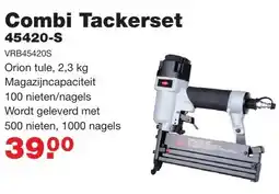 De Boer Drachten Combi tackerset aanbieding