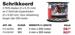 De Boer Drachten Schrikkoord aanbieding