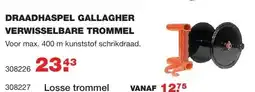 De Boer Drachten Draadhaspel gallagher verwisselbare trommel aanbieding