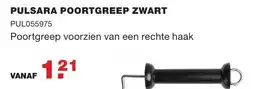 De Boer Drachten Pulsara poortgreep zwart aanbieding