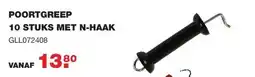 De Boer Drachten Poortgreep 10 stuks met n-haak aanbieding