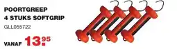 De Boer Drachten Poortgreep 4 stuks softgrip aanbieding