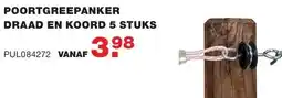 De Boer Drachten Poortgreepanker draad en koord 5 stuks aanbieding