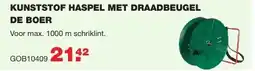 De Boer Drachten Kunststof haspel met draadbeugel de boer aanbieding