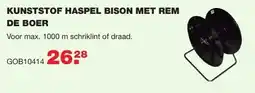 De Boer Drachten Kunststof haspel bison met rem de boer aanbieding
