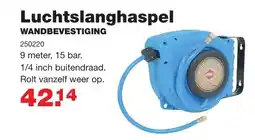 De Boer Drachten Luchtslanghaspel wandbevestiging aanbieding