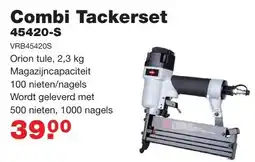 De Boer Drachten Combi Tackerset 45420-S aanbieding