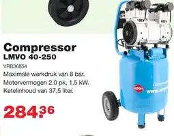 De Boer Drachten Compressor lmvo 40-250 aanbieding