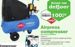 De Boer Drachten Airpress compressor aanbieding